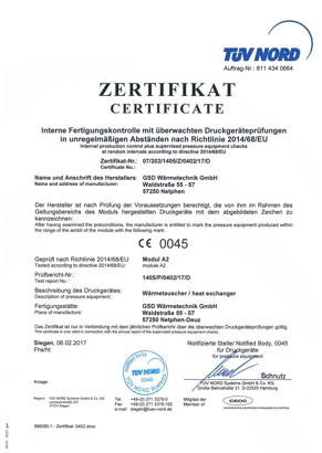 A2 certificate